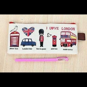 I Love London Pencil Pen Case